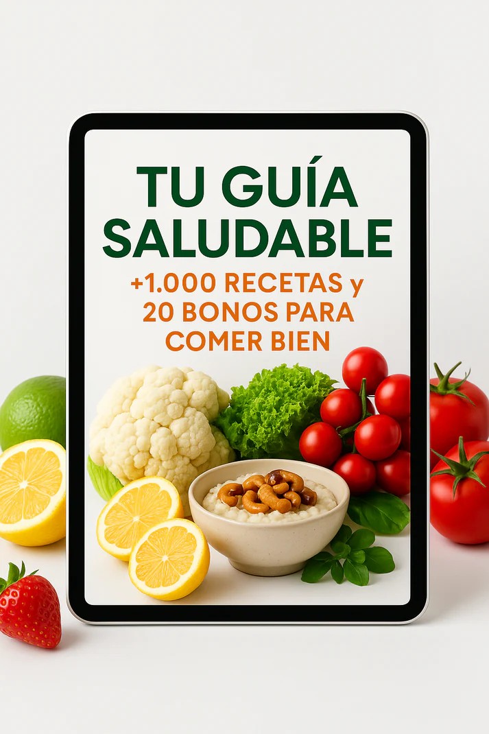 🍽️ +1000 Recetas sin gluten ni azúcar que sí tienen sabor ✅ incluye 20 bonos de regalo
